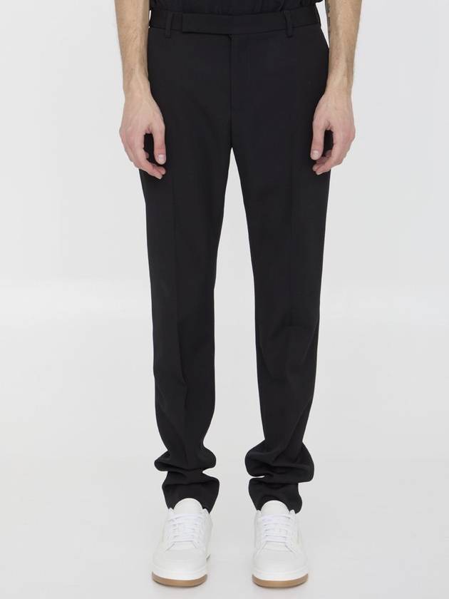 Saint Laurent 24 ss SUSTAINABLE VIRGIN WOOL PANTS WITH FRONTAL PINCES 607843Y512W1000 B0651012466