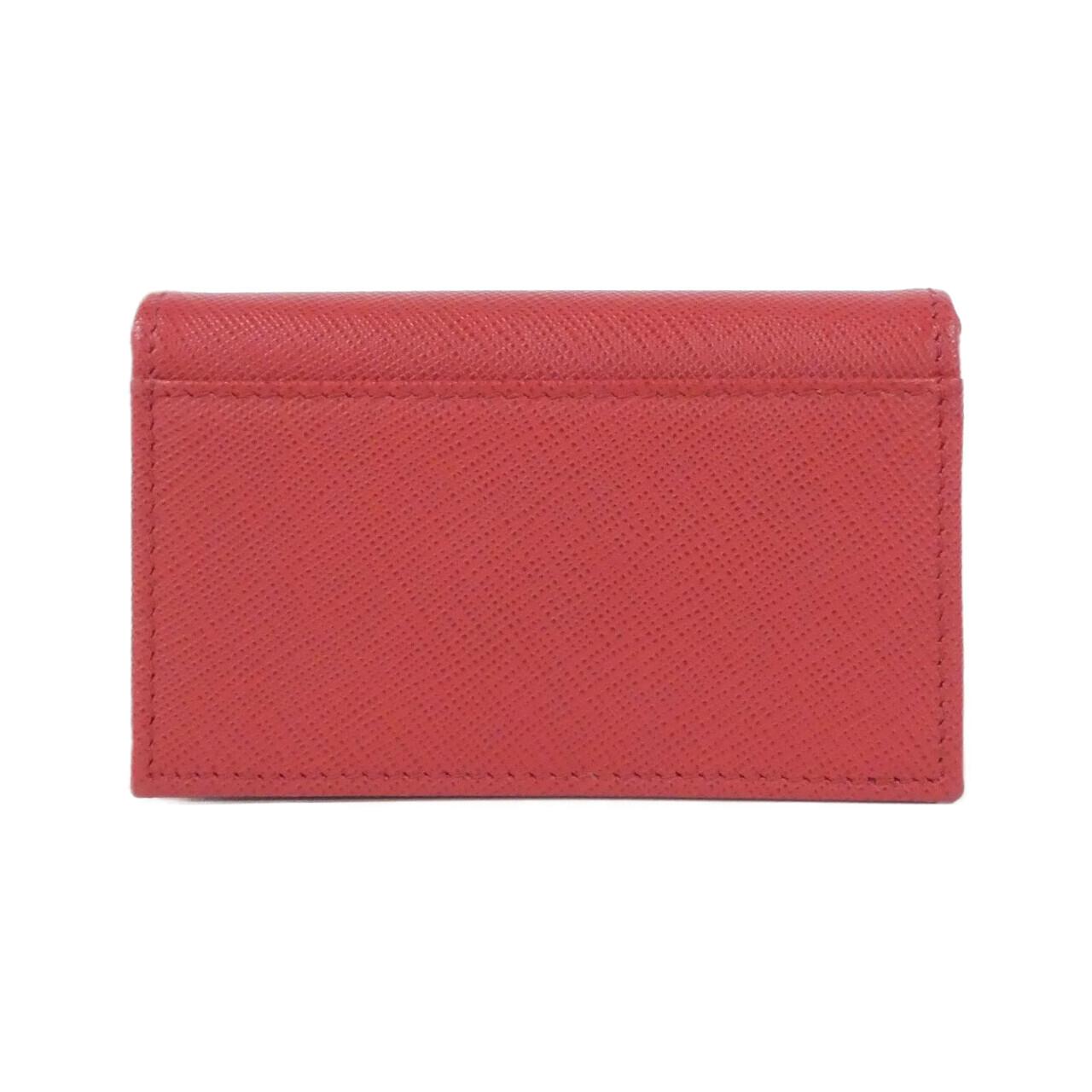Prada 1MC122 Saffiano Triang Card Case