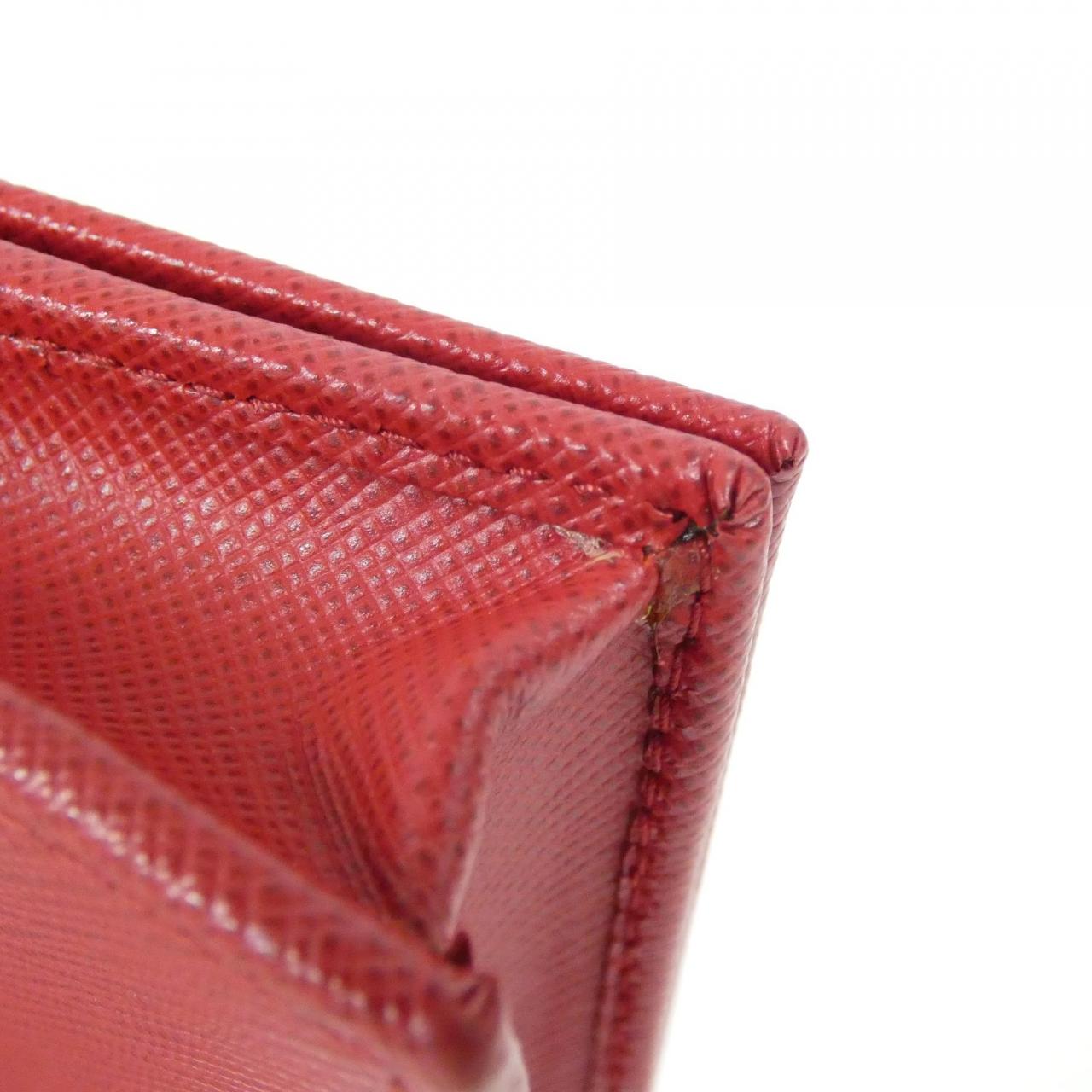 Prada 1MC122 Saffiano Triang Card Case