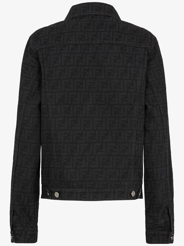 Fendi FF Denim Jacket Light Black