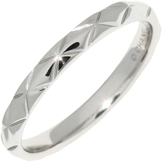 Chanel Pt950 Matelasse Ring Small Model J2820