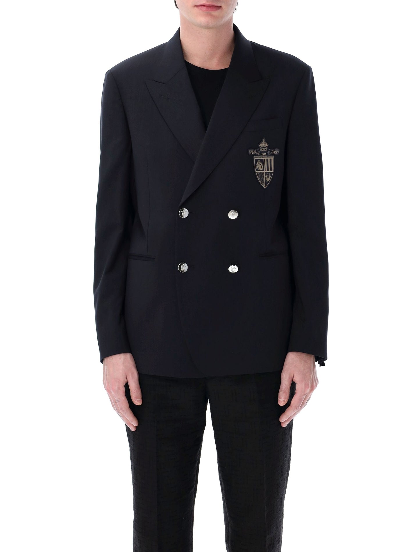 FENDI Light Wool Blazer for Men - SS25 Collection