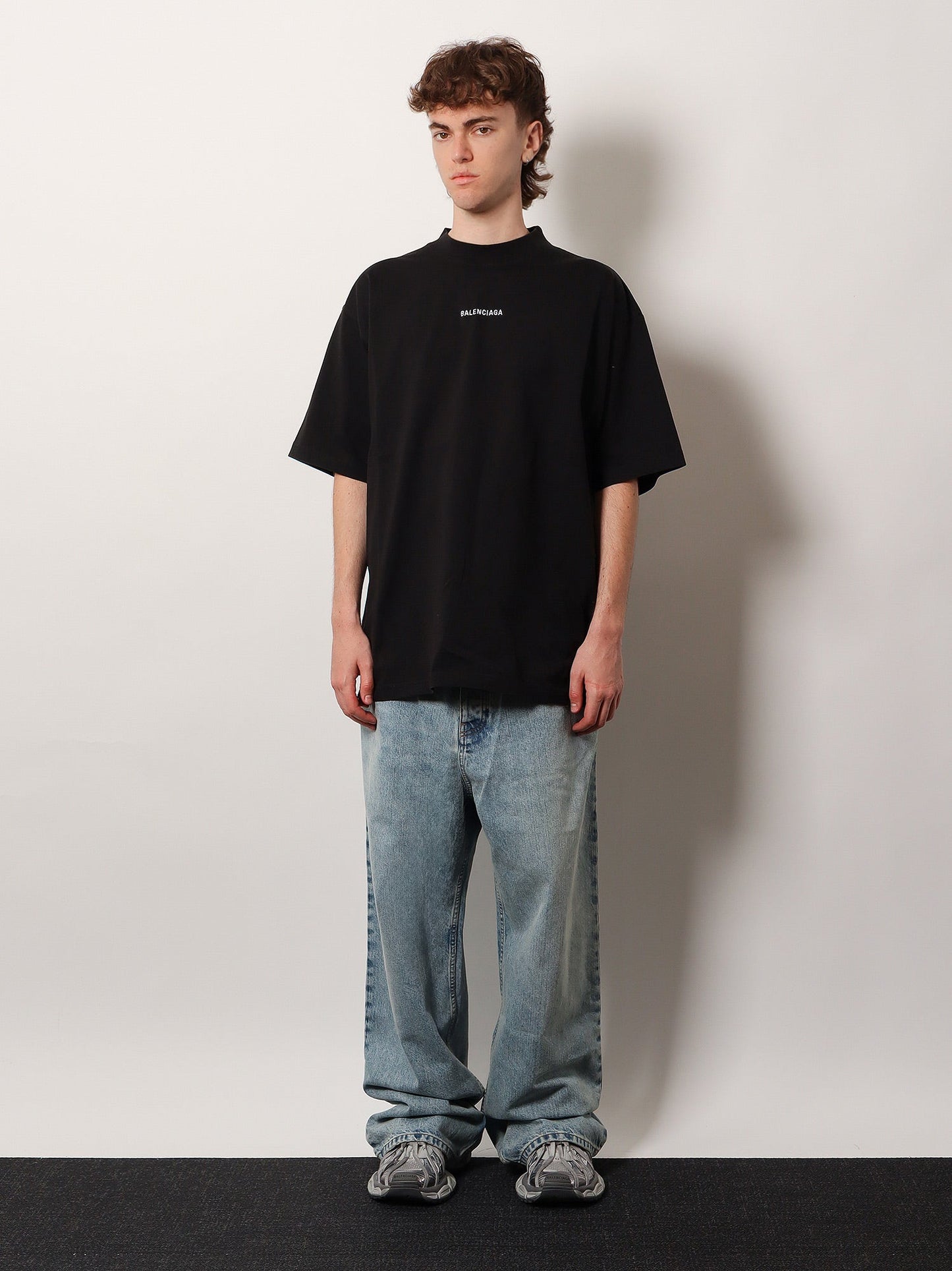 Balenciaga Men Baggy Denim Trousers