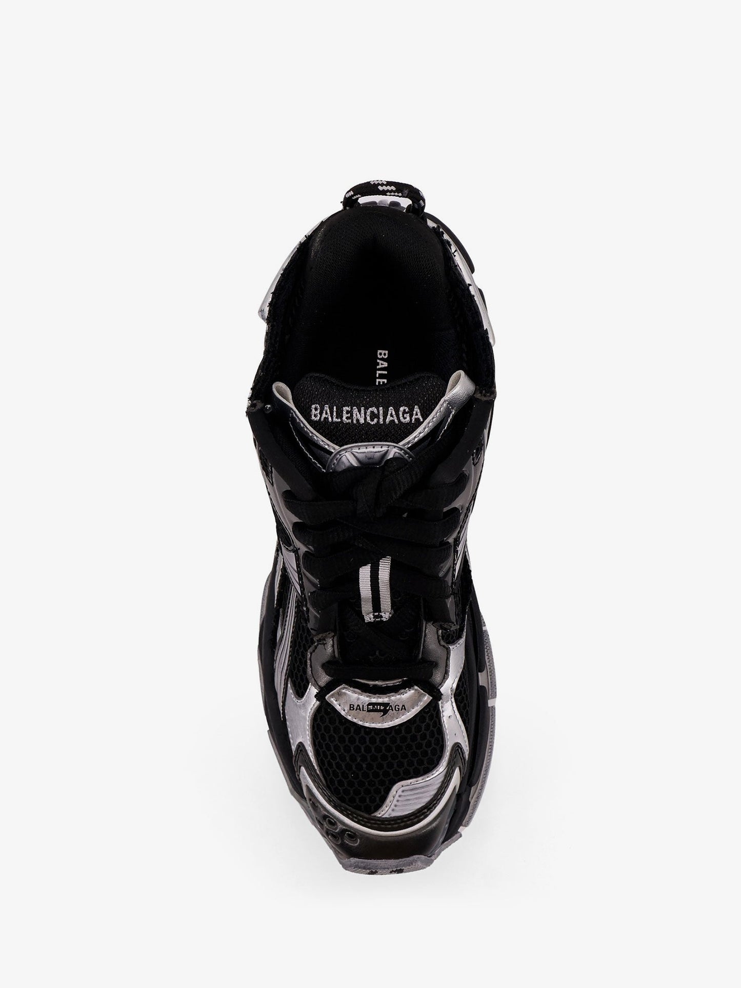Balenciaga Men Runner Mesh Low-Top Sneakers