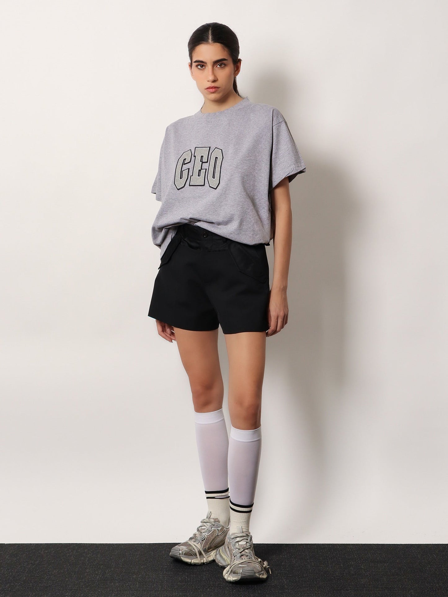 Balenciaga Women Boxy Fit Cotton T-Shirt