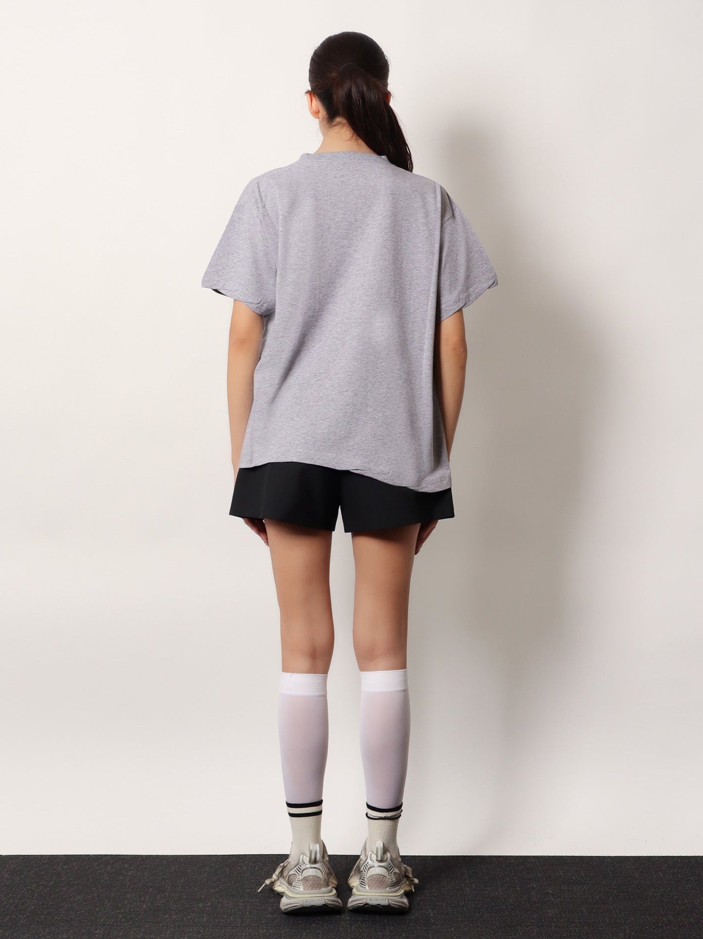 Balenciaga Women Boxy Fit Cotton T-Shirt