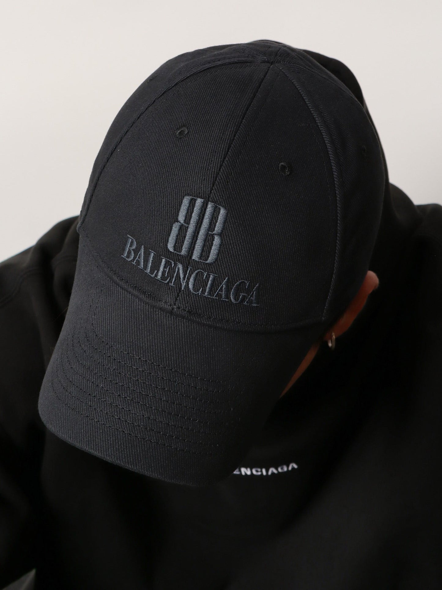 Balenciaga Men Cotton Baseball Hat