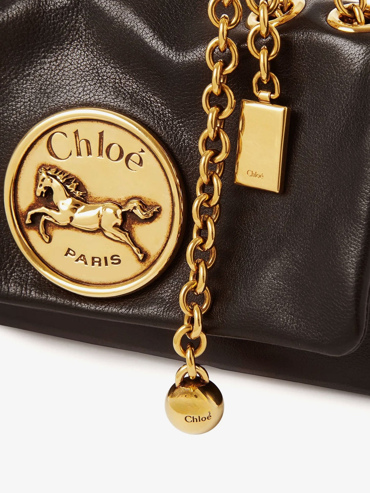 Chloe' Women Heritage Leather Crossbody Bag