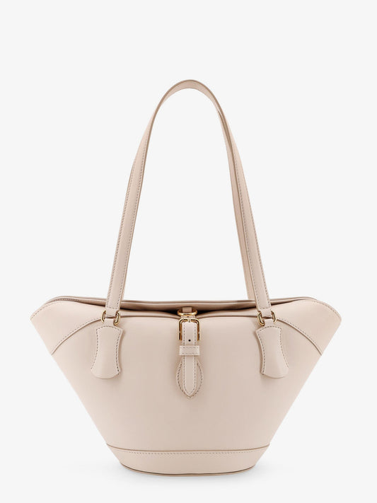 Dolce & Gabbana Women Coffa Capri Leather Shoulder Bag