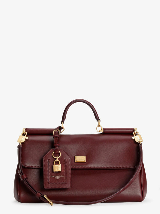 Dolce & Gabbana Women My Sicily Leather Shoulder Bag