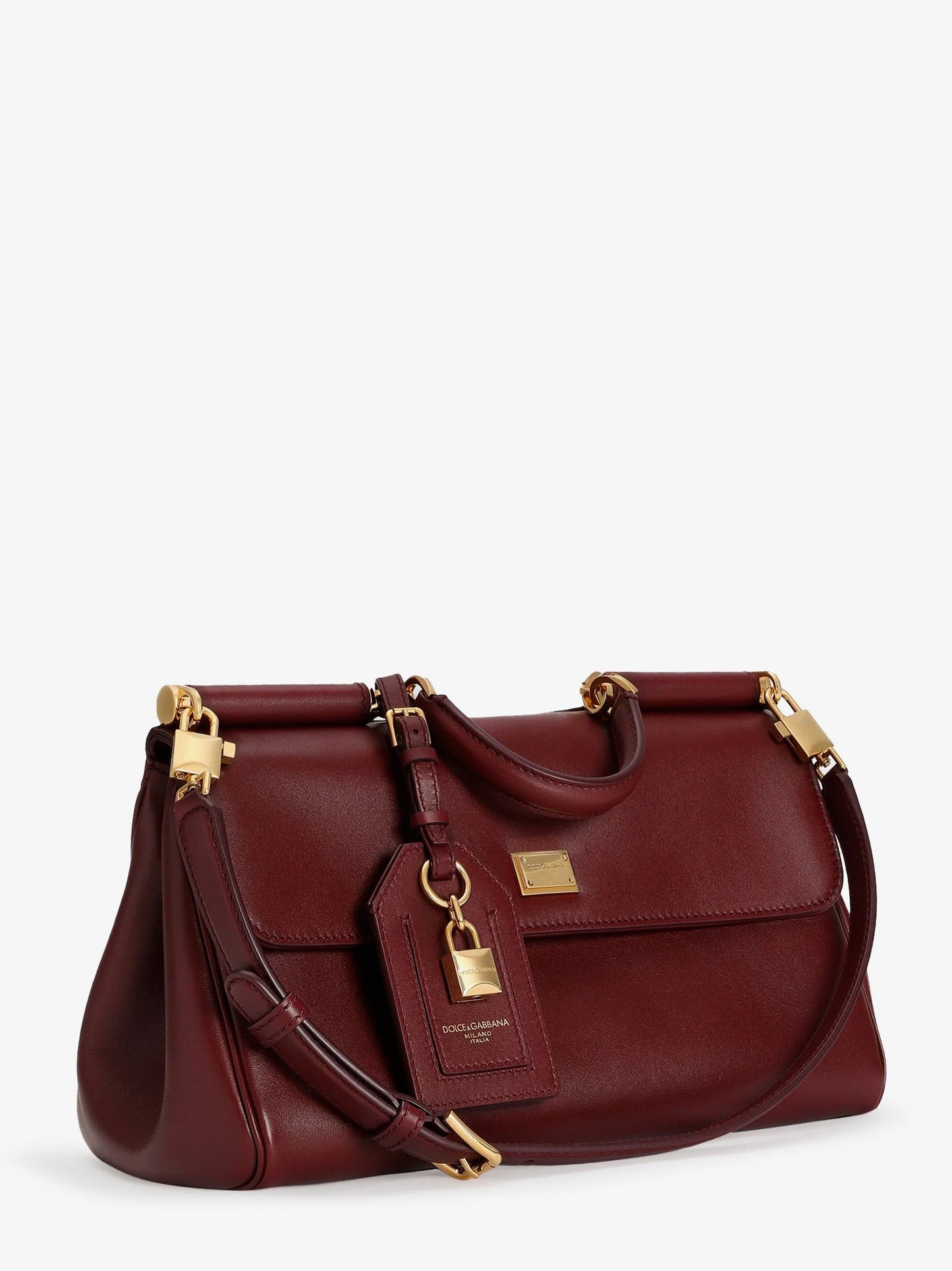 Dolce & Gabbana Women My Sicily Leather Shoulder Bag