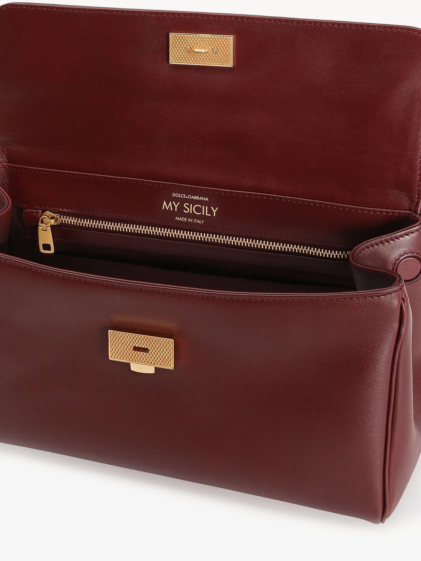 Dolce & Gabbana Women My Sicily Leather Shoulder Bag