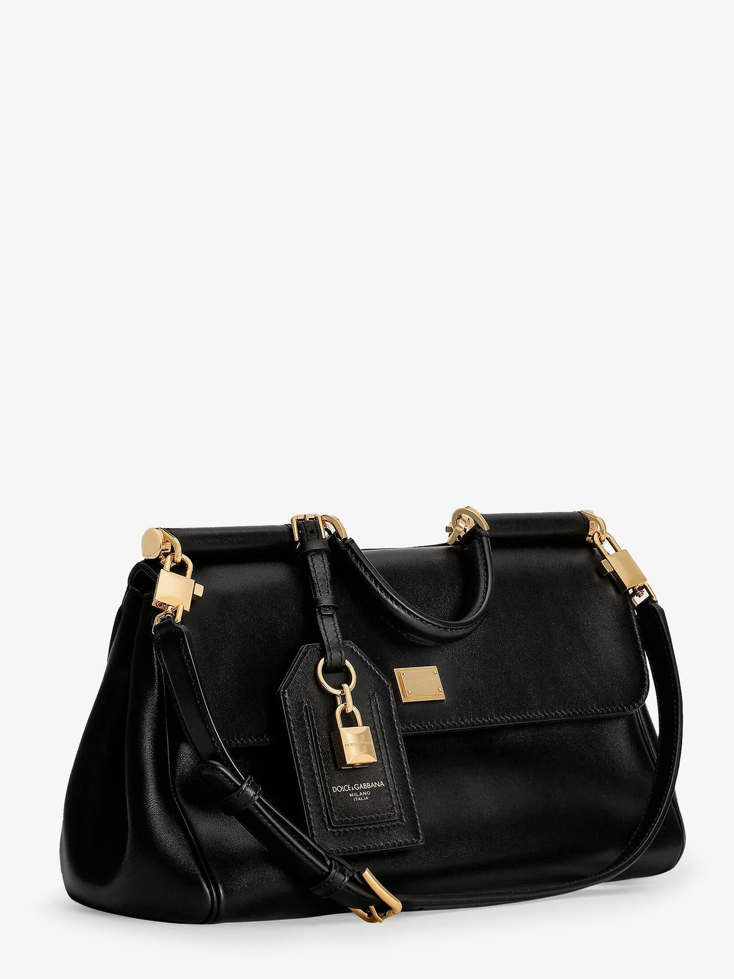 Dolce & Gabbana Women My Sicily Leather Shoulder Bag