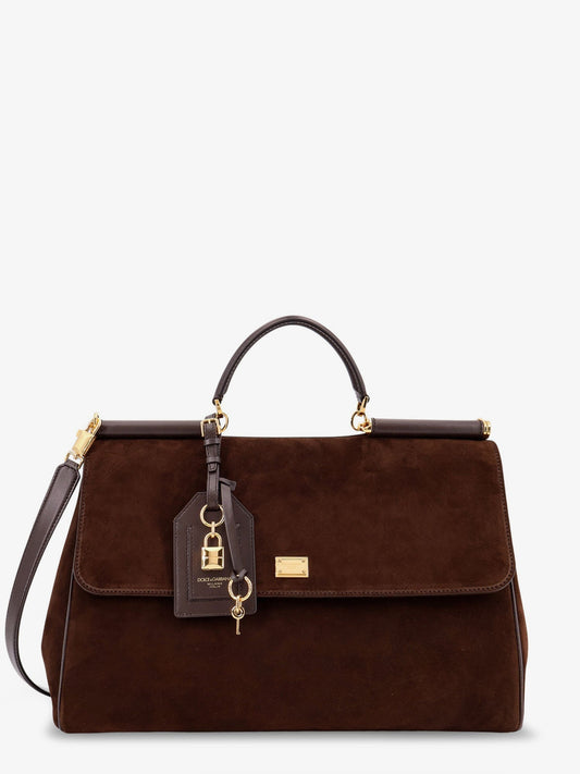 Dolce & Gabbana Women My Sicily Suede Shoulder Bag