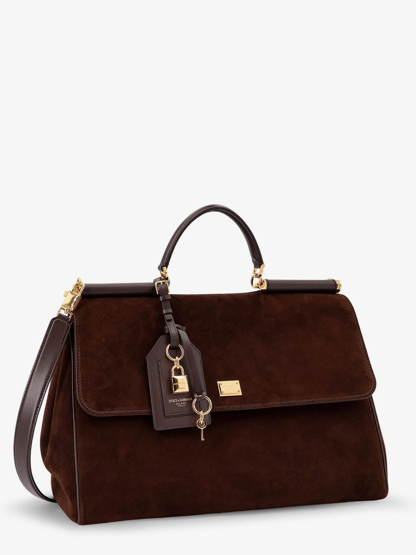 Dolce & Gabbana Women My Sicily Suede Shoulder Bag