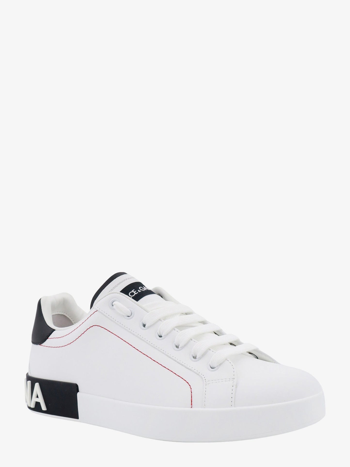 Dolce & Gabbana Men Low-Top Leather Sneakers