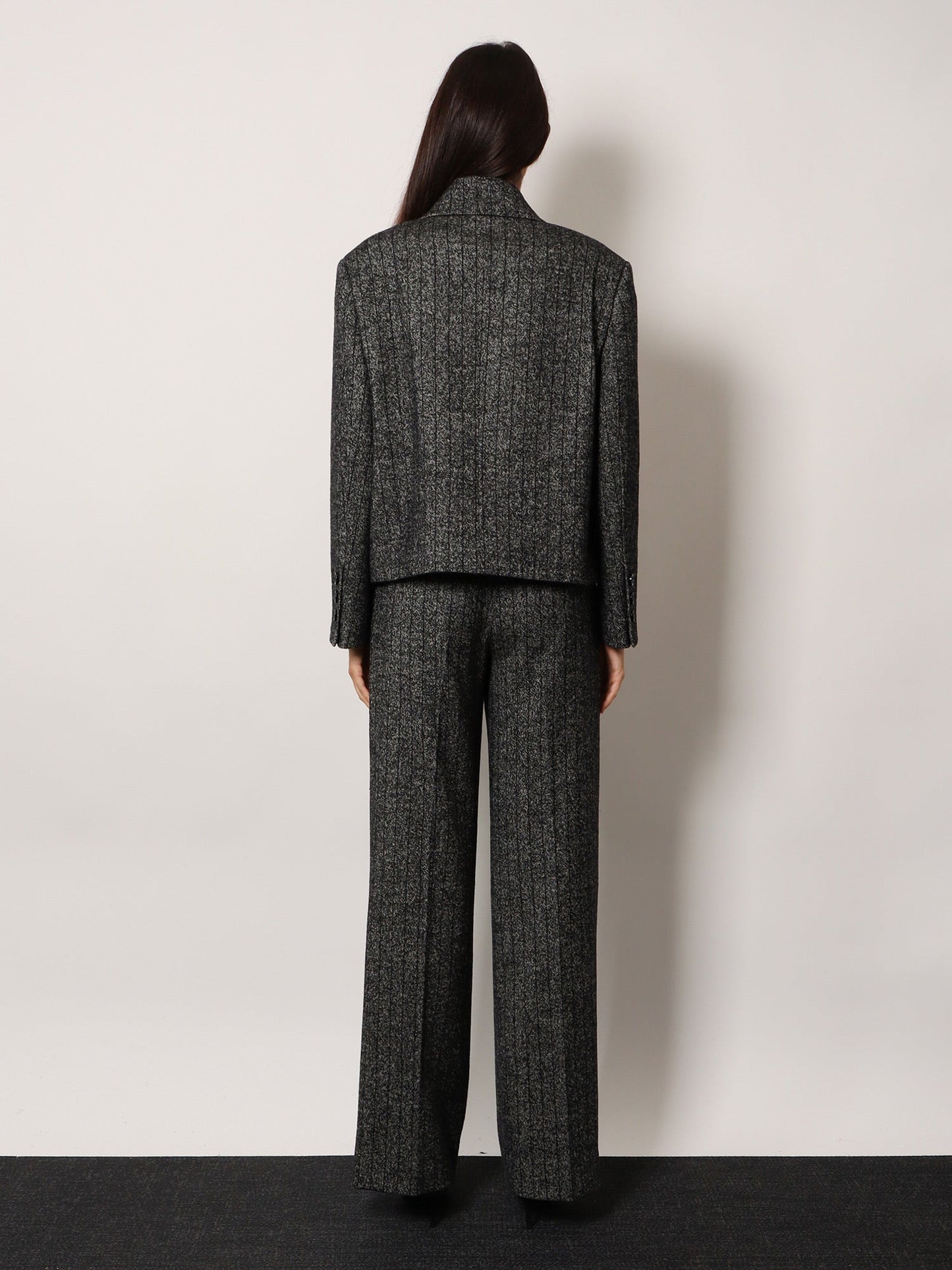 Dolce & Gabbana Women Wool Blend Striped Double-Breasted Blazer