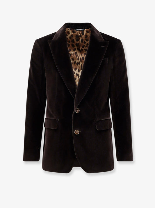 Dolce & Gabbana Men Velvet Blazer