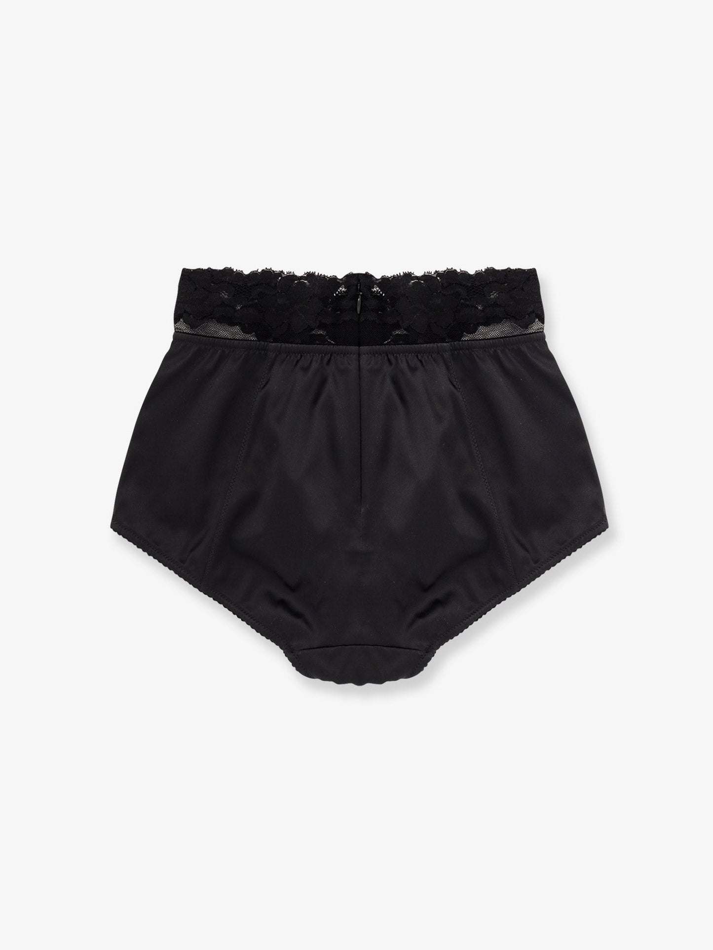 Dolce & Gabbana Women Silk Coulotte With Lace Inserts