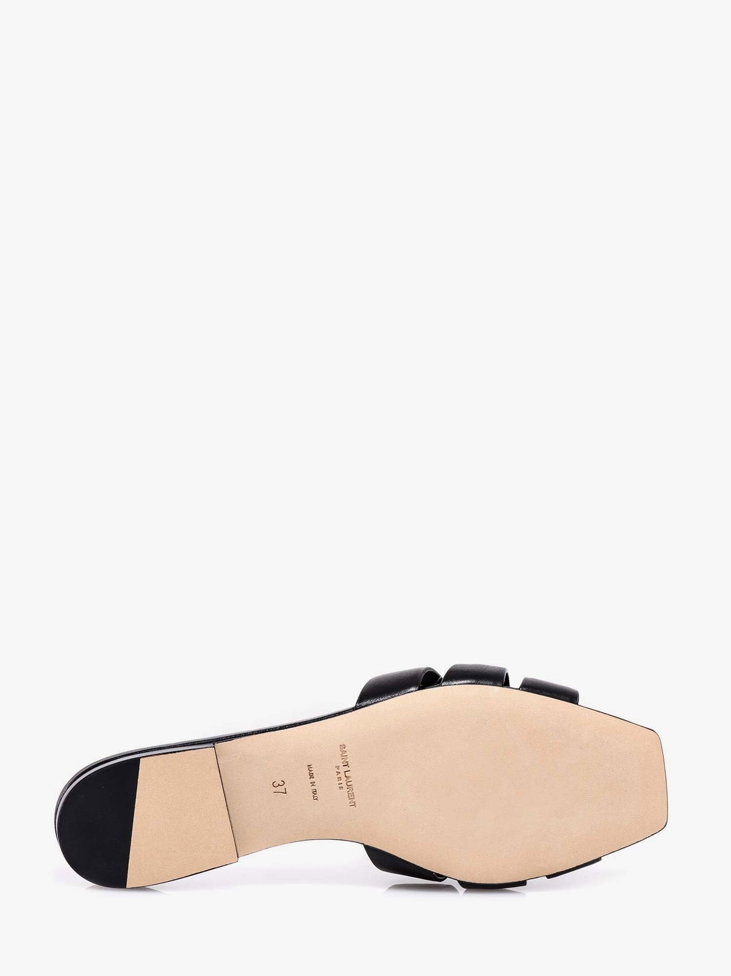 Saint Laurent Women Tribute 05 Leather Nu Pieds Flat Sandals