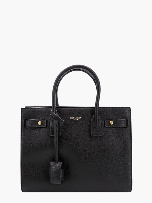 Saint Laurent Women Sac De Jour Baby Textured Leather Crossbody Bag