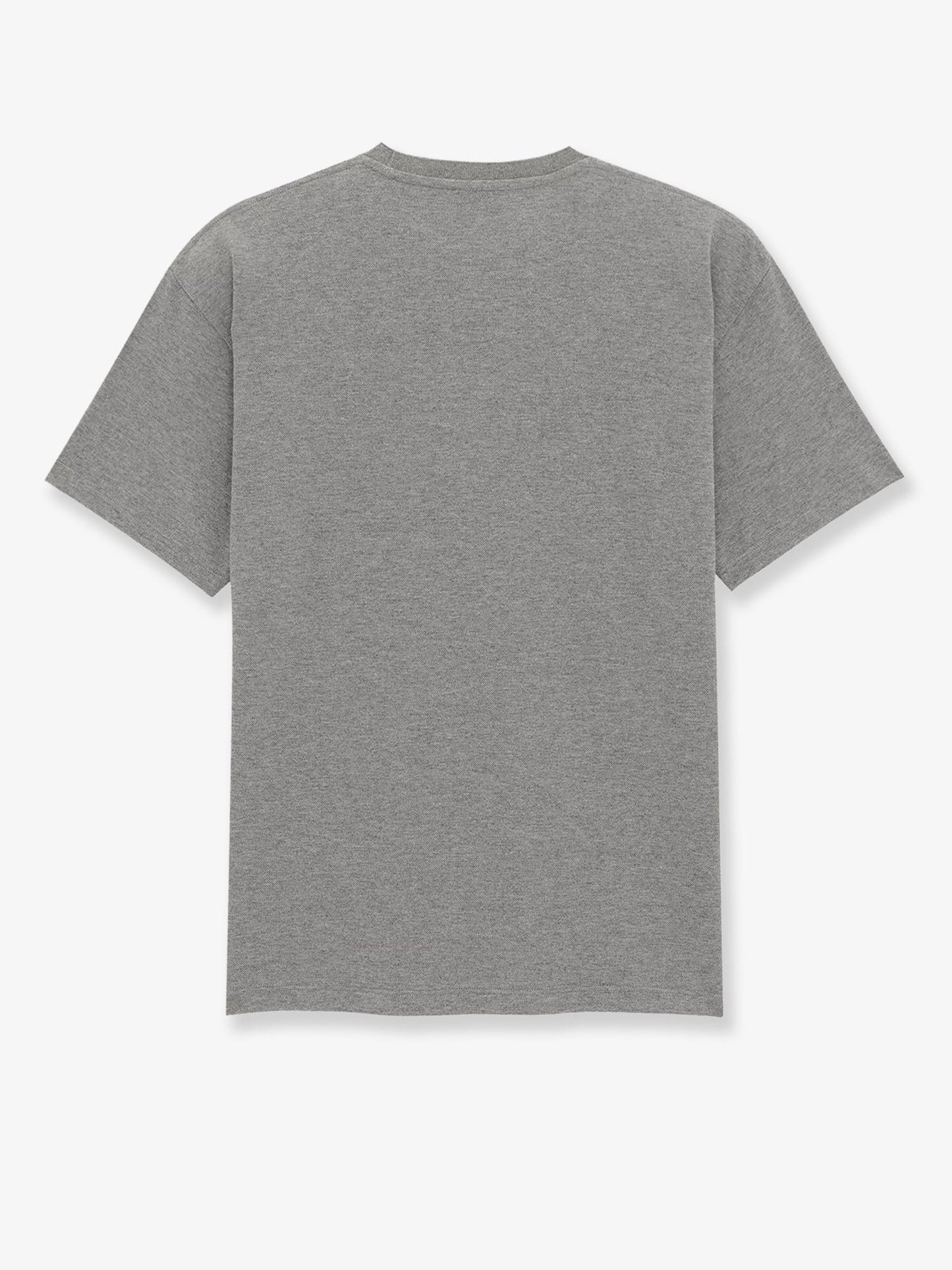 Saint Laurent Men Recycled Material T-Shirt With Cassandre Embroidery