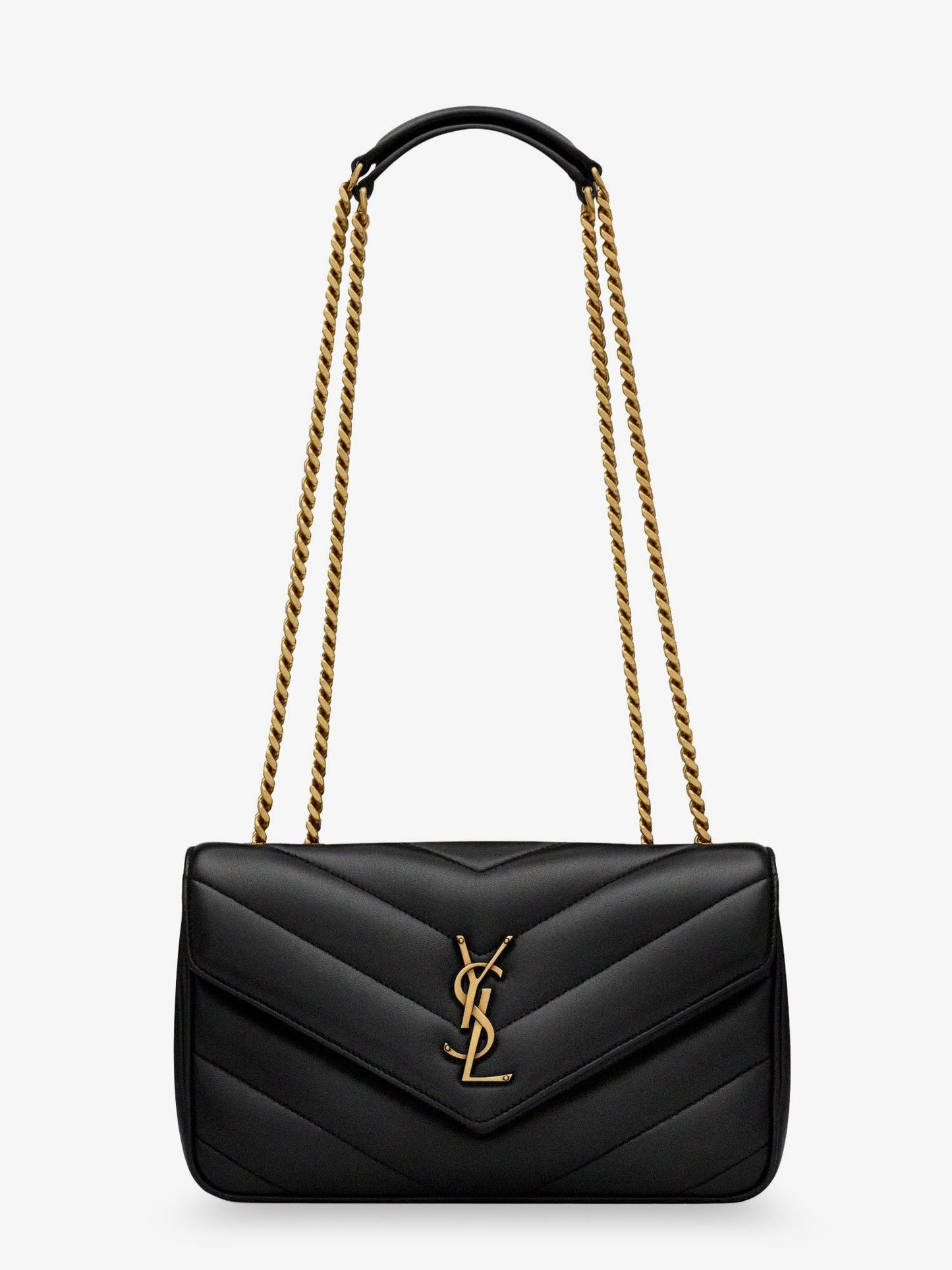 Saint Laurent Women Loulou Small Matelasse Leather Shoulder Bag