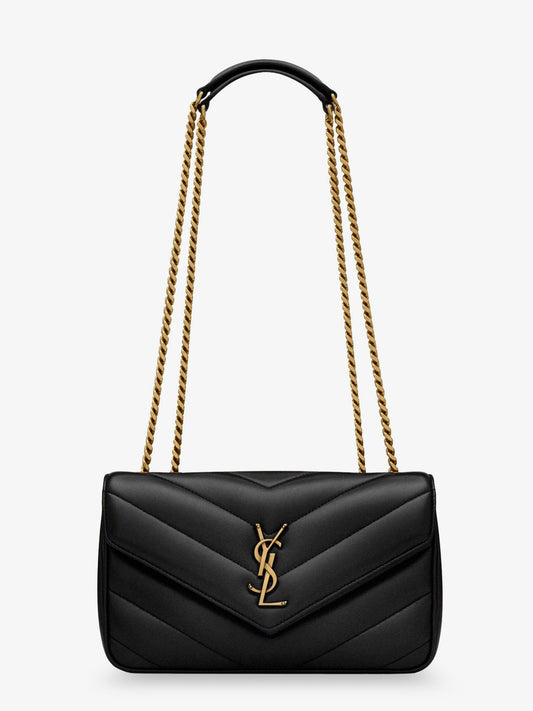 Saint Laurent Women Loulou Small Matelasse Leather Shoulder Bag