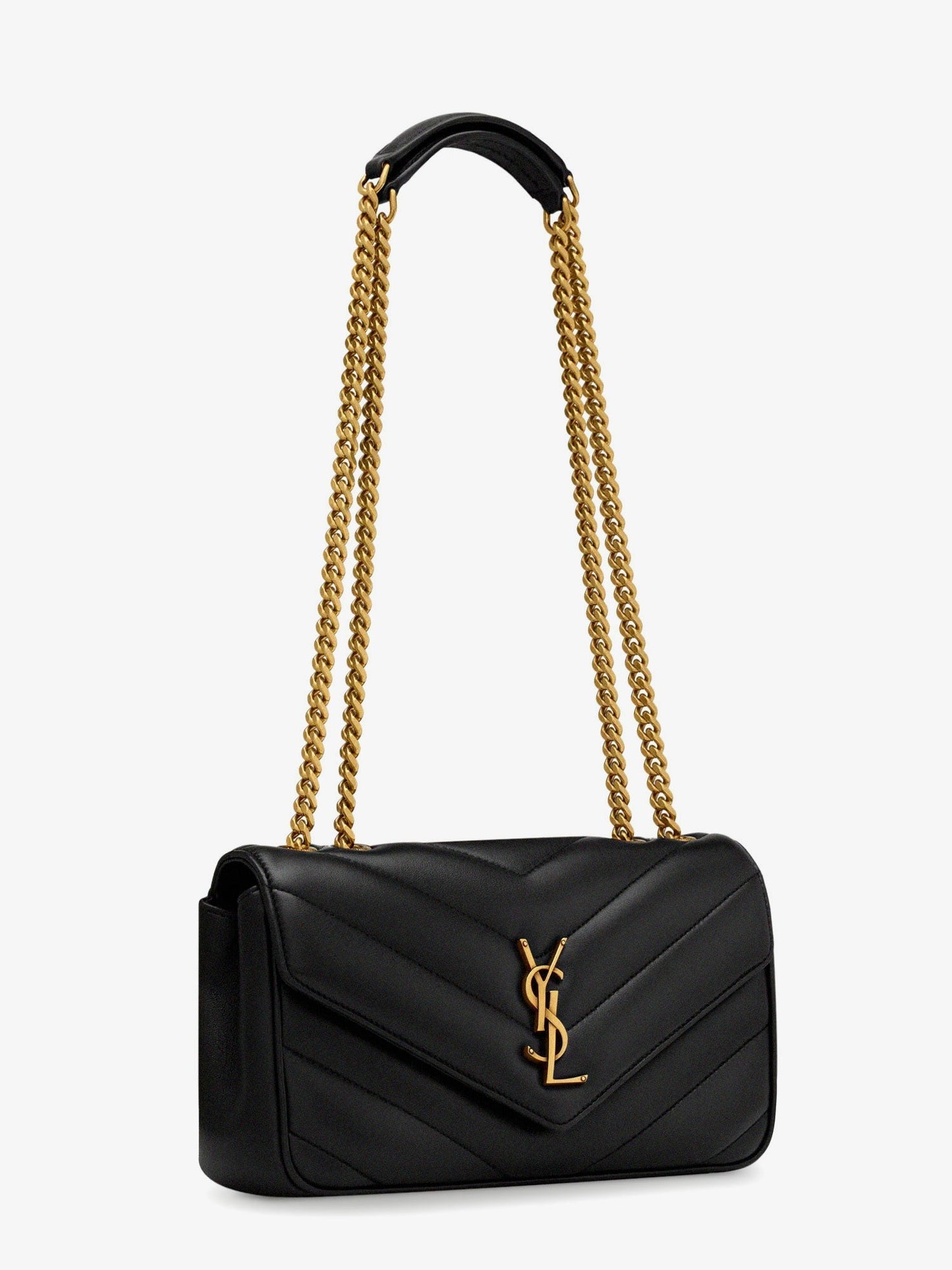 Saint Laurent Women Loulou Small Matelasse Leather Shoulder Bag