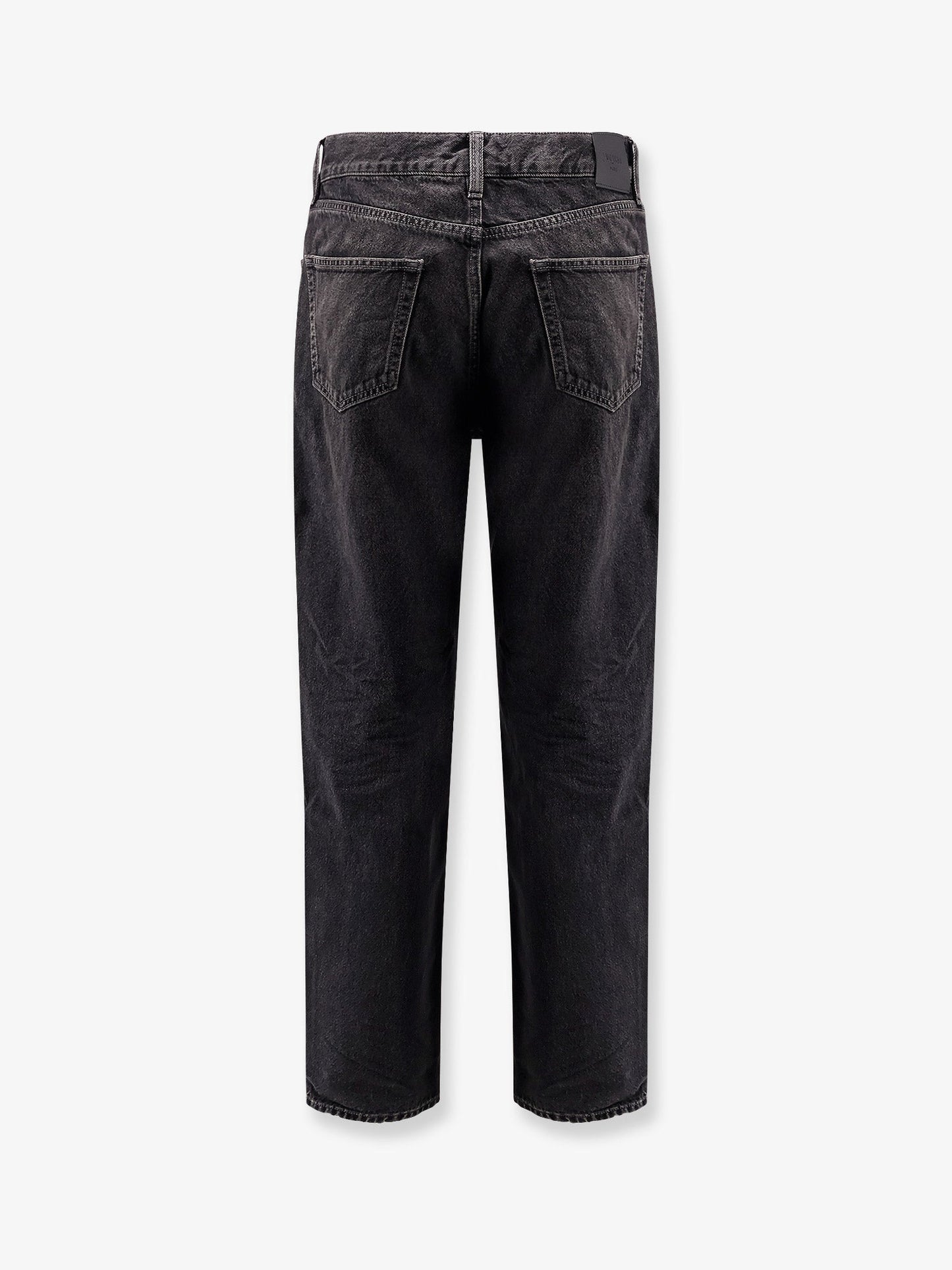 Saint Laurent Men Long Mick Black Denim Trousers