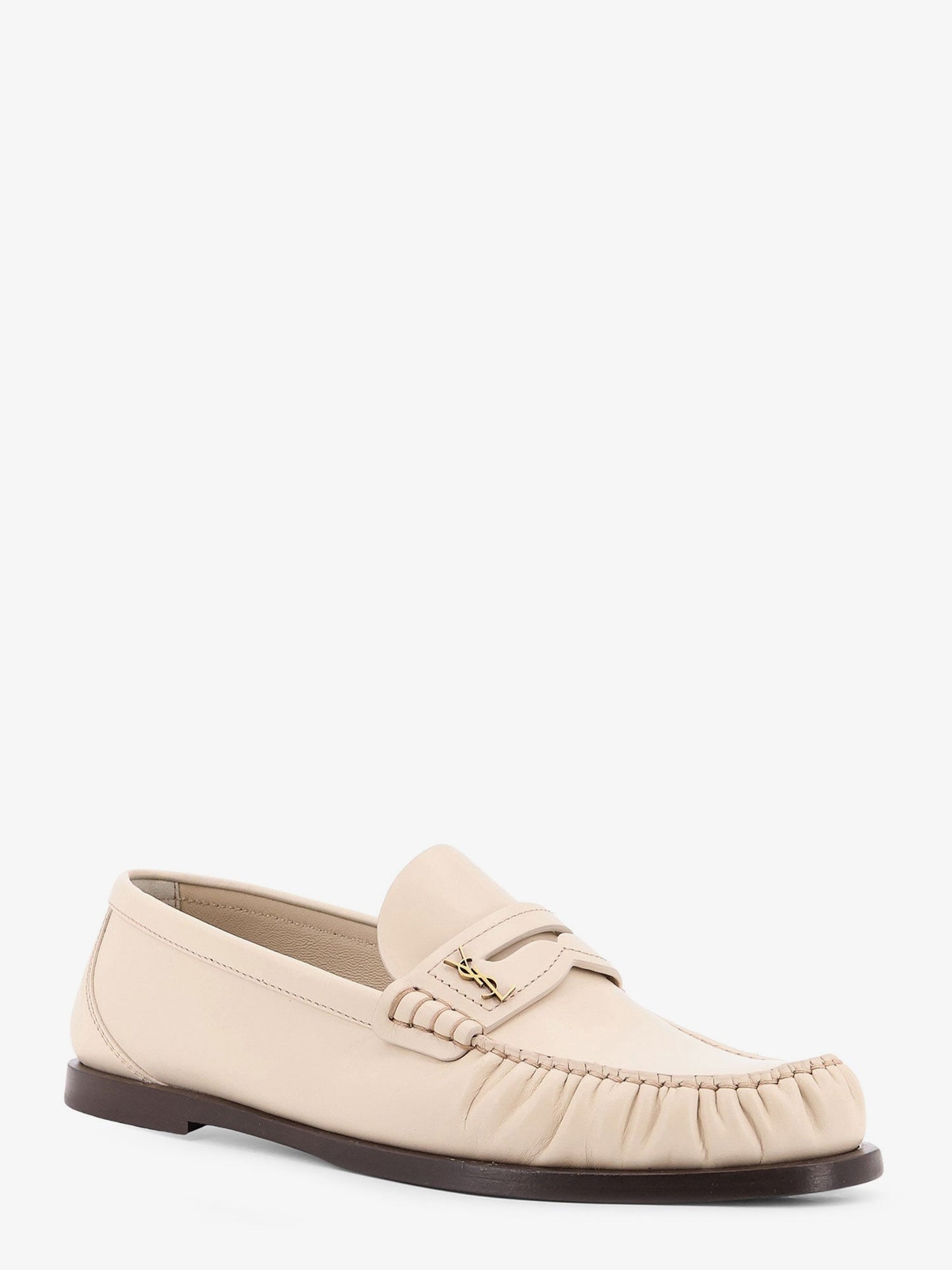 Saint Laurent Women Laurent 05 Moc Leather Loafers
