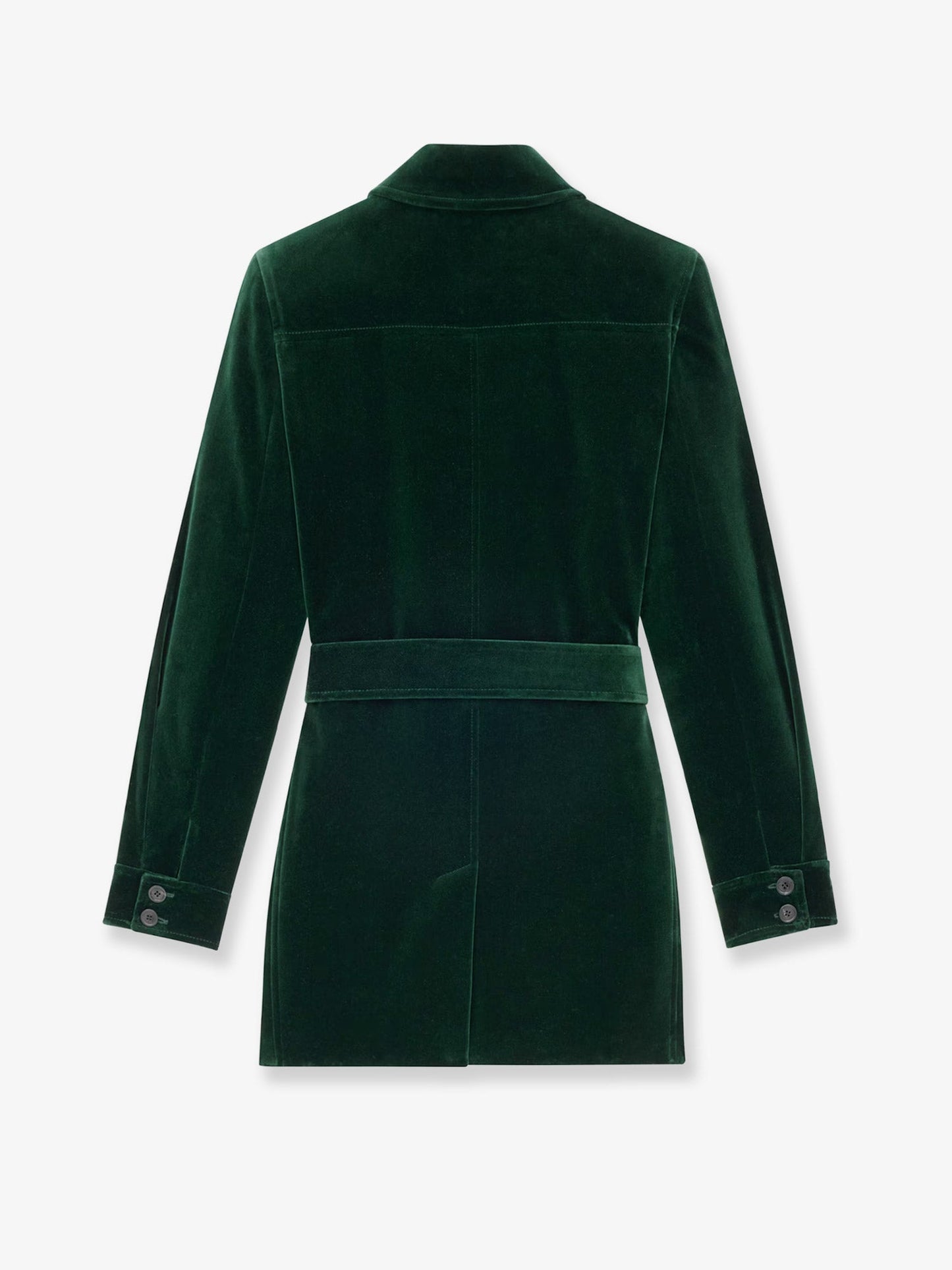 Saint Laurent Women Sahariana Velvet Blazer