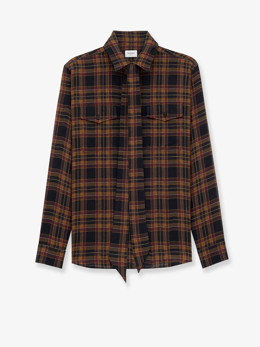 Saint Laurent Women Wool Shirt