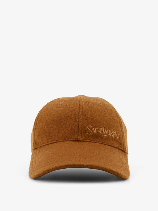 Saint Laurent Women Cashmere Baseball Hat