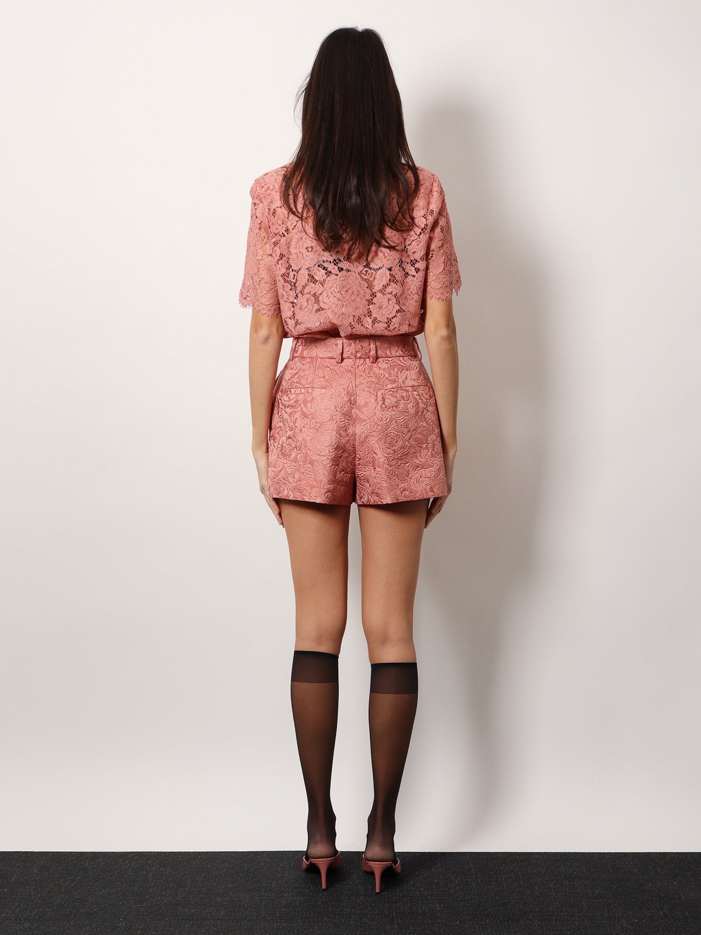 Dolce & Gabbana Women Cotton And Silk Blend Shorts