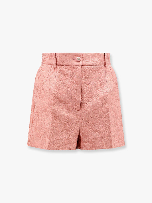 Dolce & Gabbana Women Cotton And Silk Blend Shorts