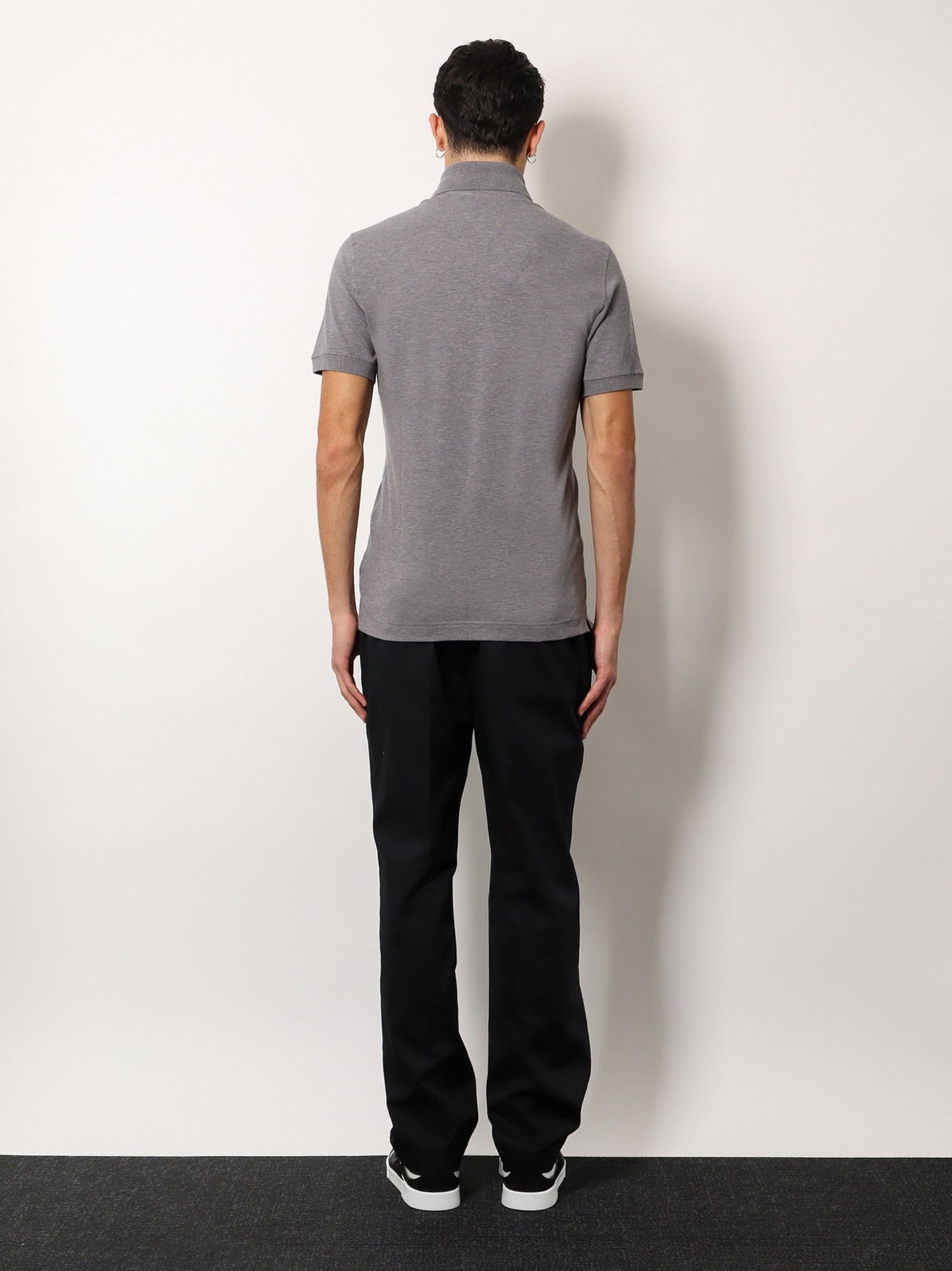 Dolce & Gabbana Men Cotton Polo Shirt With Dolce&Gabbana Milano Plate