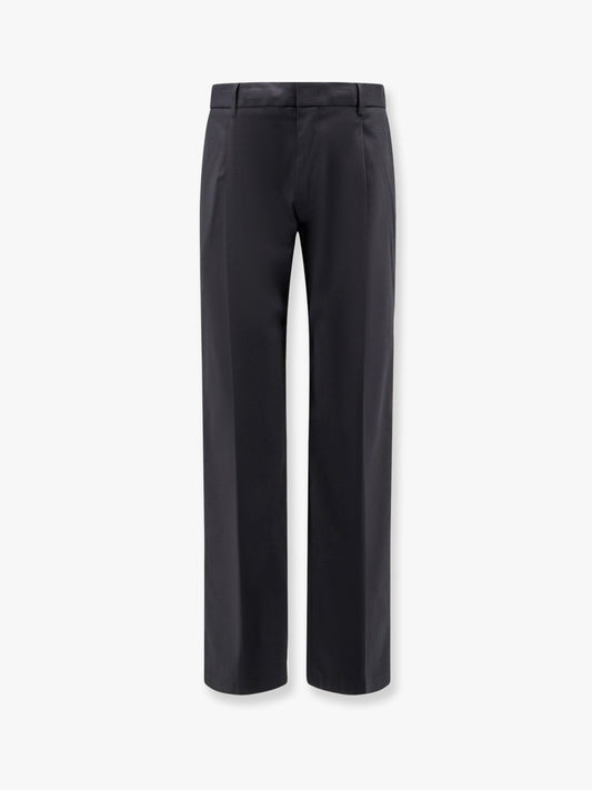Dolce & Gabbana Men Cotton Trouser With Elastic Inserts And Drawstring