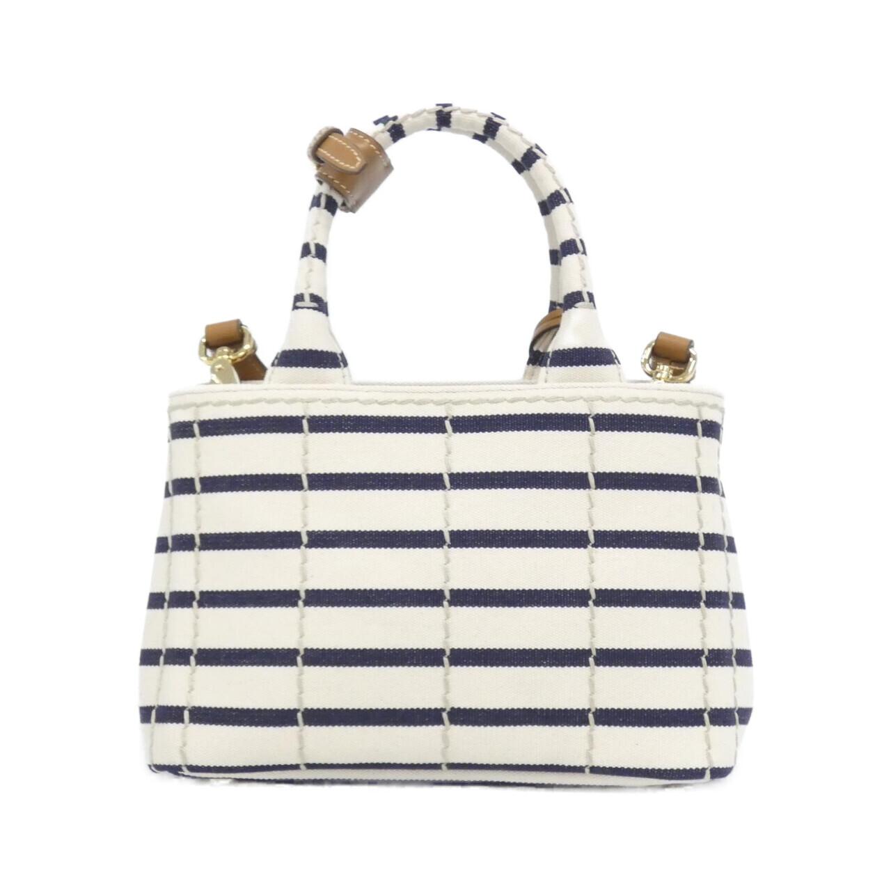 Prada 1BA038 Cotton Canvas Bag