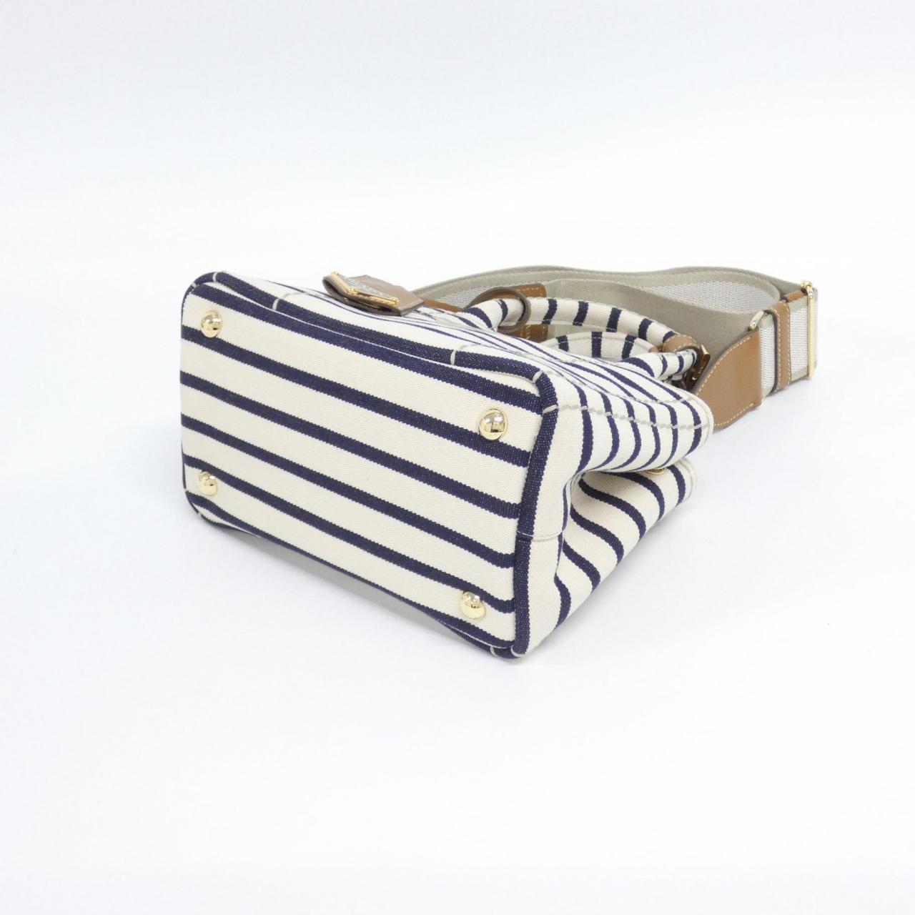 Prada 1BA038 Cotton Canvas Bag