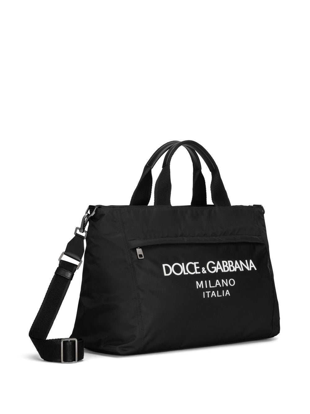 Dolce & Gabbana Men Logo-Lettering Nylon Holdall