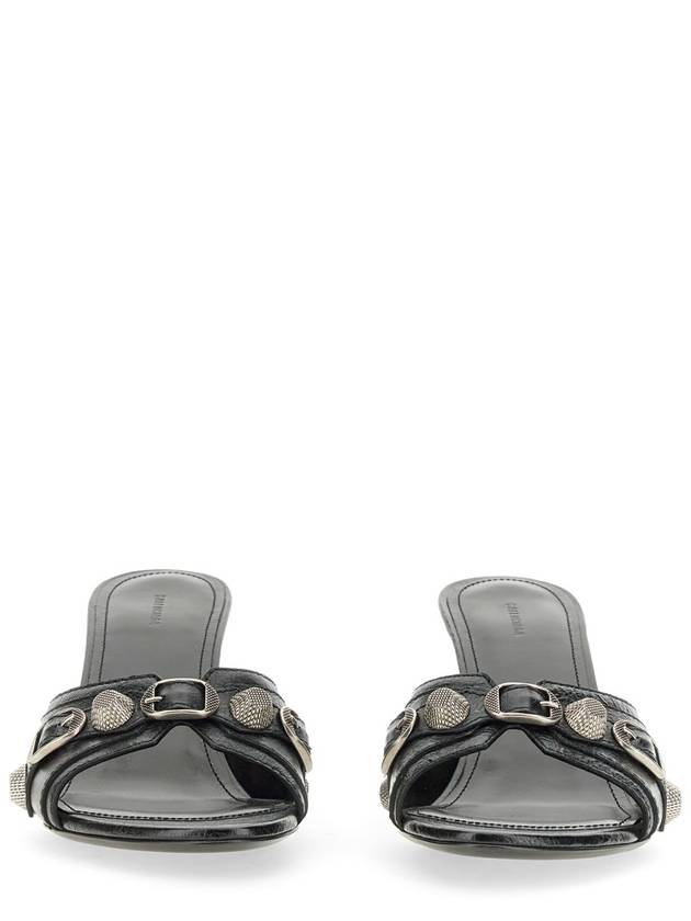Balenciaga Cagole Sandal Heels Black