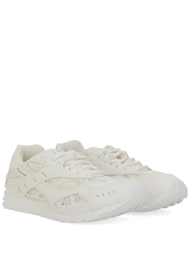 Bottega Veneta Orbit Mesh Low Top Sneakers White
