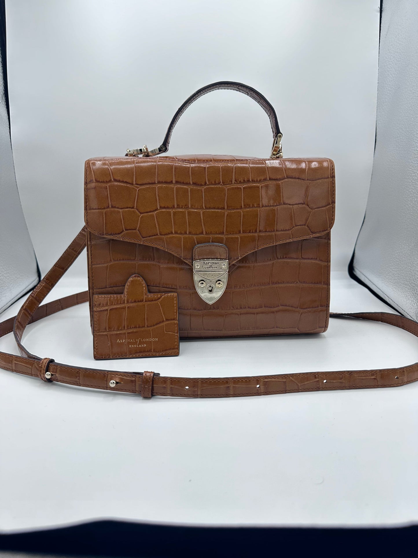 Aspinal Of London Brown Handbag