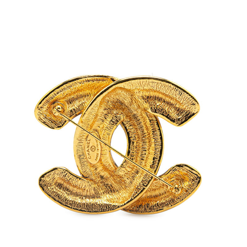Chanel Coco Mark Gold Brooch