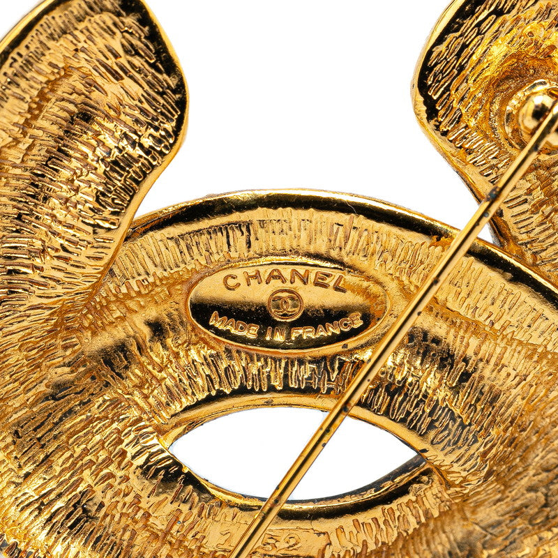 Chanel Coco Mark Gold Brooch