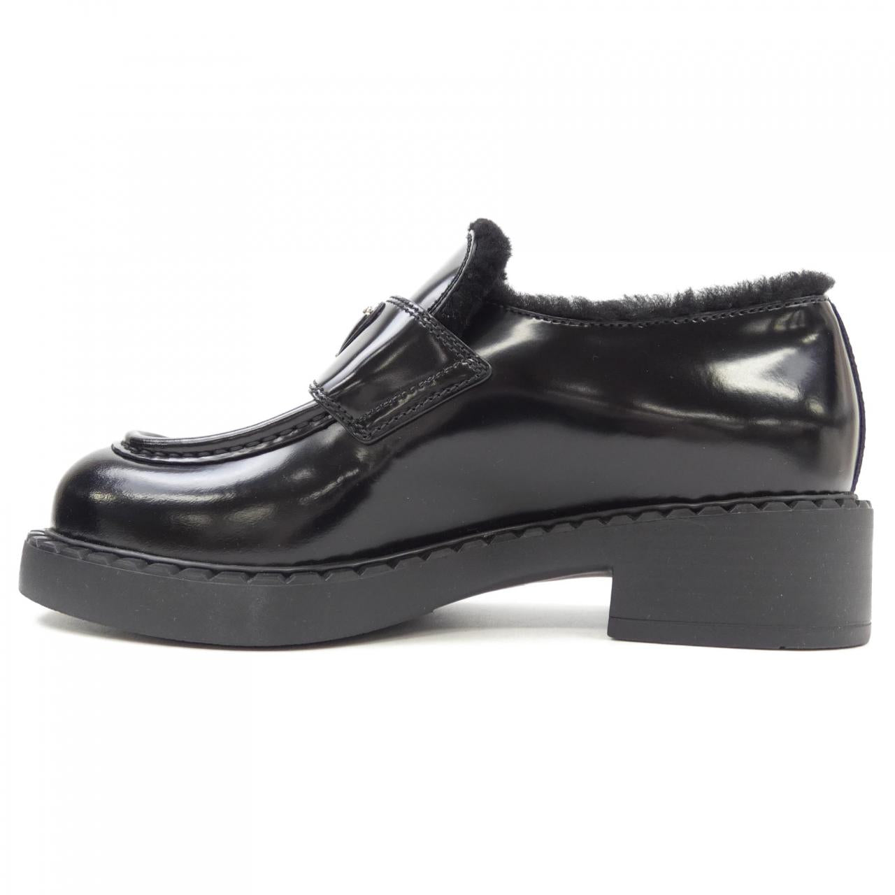 Prada 3J32 Leather Shearling Shoes