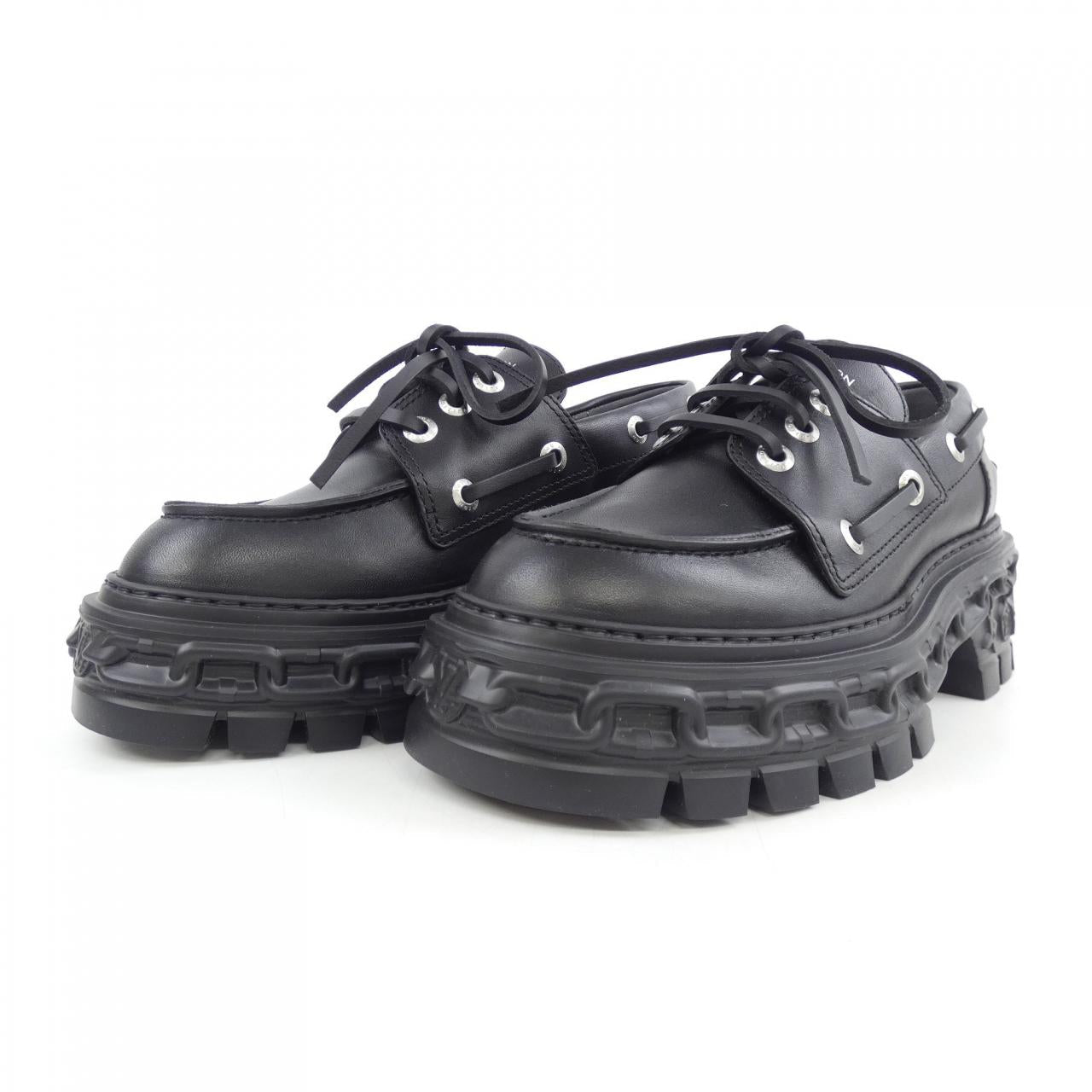 Louis Vuitton LV Record Boat Calf Leather Shoes