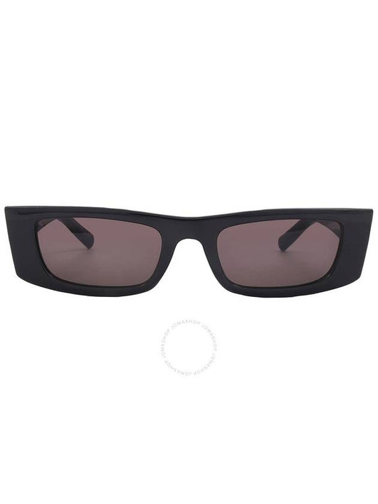 Saint Laurent Saint Laurent Black Rectangular Unisex Sunglasses SL 553S 001 52