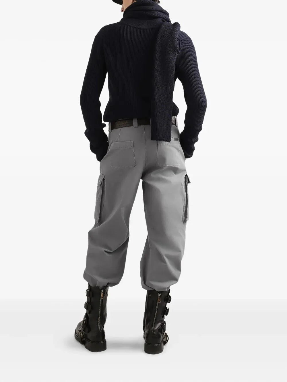 Dolce & Gabbana Men Zip Long Sleeve Mock-Neck Sweater